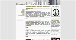 Desktop Screenshot of luxiotte.net